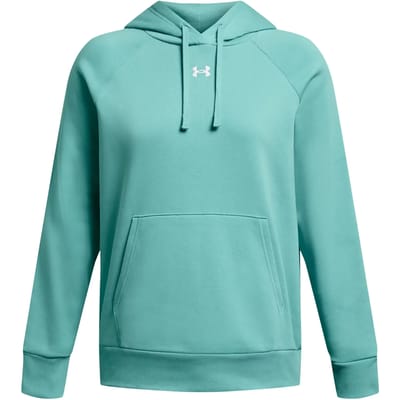 Under Armour Rival Flecce Hoodie Dames Groen - Maat L