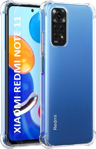 Hoesje voor Xiaomi Redmi Note 11 / Redmi Note 11S backcover Shockproof siliconen Transparant