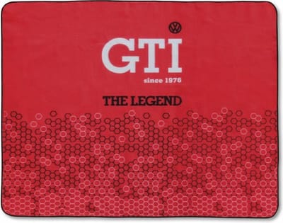 BRISA VW Collection - Volkswagen Golf GTI picknickkleed met draagtas, vochtbestendig & robuust (The Legend/Rood/150x200cm)