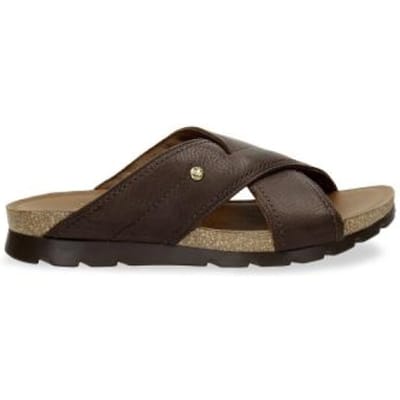 Panama Jack Salmon C17 Slippers bruin Leer - Maat 44
