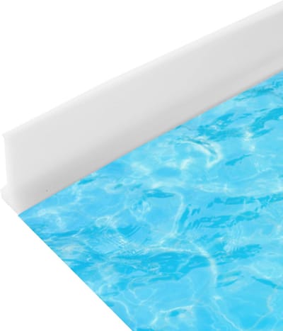 Douche Beschermstrip - Waterkering Strip - Natte Ruimte Scheiden - Zelfklevend Buigzaam - 200 cm Lengte - Wit