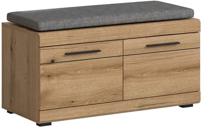 Scout bank incl. kussen 2 deuren eik decor.