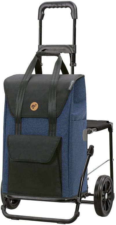 Andersen Shopper Komfort Shopper Senta 2.0 Winkelwagen 57 cm - 49 L - blau