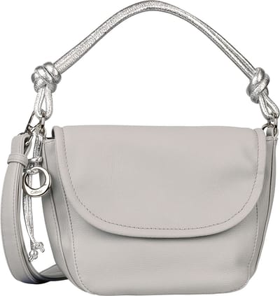 Gabor Schoudertas Handtas Laria Flap Bag Grey Lichtgrijs