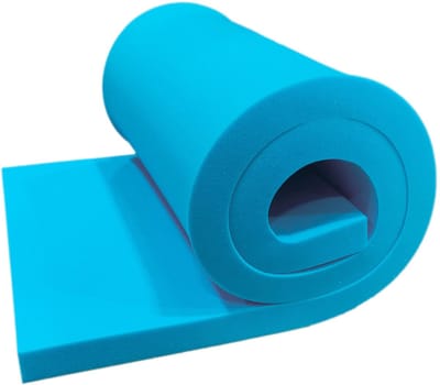 Dailygoods- Schuimplaat Flexibel PU-Schuimrubber - Hoge Dichtheid - Stevige/Verstelbare Schuimplaat - Kussens/Banken/Bedden - Maat: 200 x 50 x 2,5 cm - Brandvertragend - Schuim