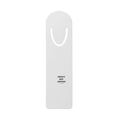 Hacebo® - world's best brother It's true we checked metalen boekenlegger - Broer - werelds beste broer - verjaardag - cadeautje voor broer - broer artikelen - kado - geschenk Bladwijzer boekenleggers - 12.7 cm x 3.2cm