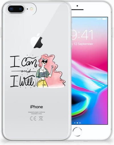 Apple iPhone 7 Plus | 8 Plus Telefoonhoesje met Naam i Can