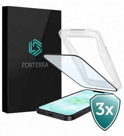 Screenprotector 3 Stuks - Geschikt voor Apple iPhone 17e - Met Installatie Kit - Beschermglas - Gehard Glas - Tempered Glass - Screen Protector