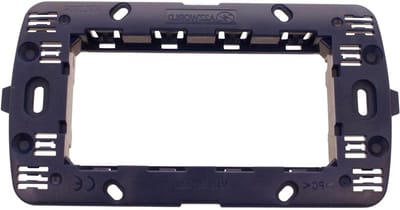 Module Houder - Schakelaar Frame - Elektrische Installatie - Verschillende Plaatsen - 14x7 Centimeter - Blauw