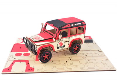 Bouwpakket Jeep- kleur