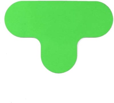 T-stuk - Groen 180 x 120 mm Anti-slip-vloersticker