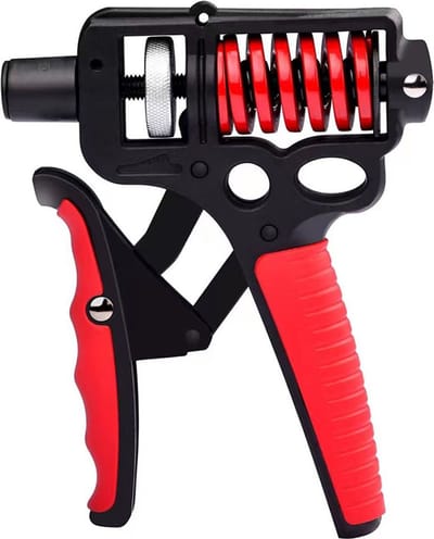 LISM-Handtrainer 5-165 kg vingertrainer onderarmtrainer gripkrachtversterker - rood