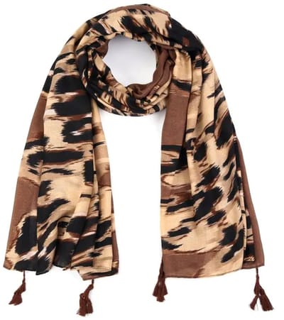 sjaal met dierenprint - luxe - dames - cadeau tip