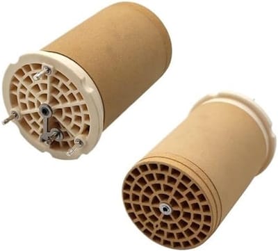 Verwarmingselement - Hete Lucht - Reparatie Gereedschap - Krachtig Vermogen - d85*135mm - Zilver