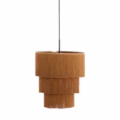 Light & Living Hanglamp Malaika - Bruin - Ø45x50cm - Modern - Hanglampen Eetkamer, Slaapkamer, Woonkamer