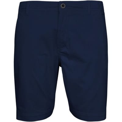 Giordano Bermuda Stockholm Short Garment Dyed Twill Cotton Stretch Donker Blauw / male