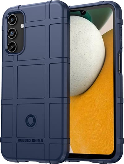 MobyDefend Hoesje - Geschikt voor Samsung Galaxy A15 - Rugged Shield TPU Backcover - Blauw