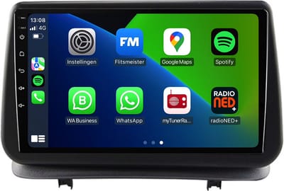 Carplay autoradio voor Renault Clio | 2005 t/m 2012 | Android 13 | Draadloos Apple Carplay & Android Auto | 2GB + 32GB | 8-Core processor | Davilon | 2025 model | 2005 2006 2007 2008 2009 2010 2011 2012 | Bluetooth & Wifi
