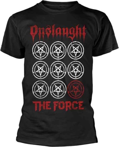 Onslaught Heren Tshirt -L- The Force Zwart