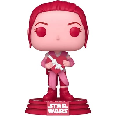 Funko Star Wars Verzamelfiguur Valentines POP! Star Wars Rey 9 cm Roze