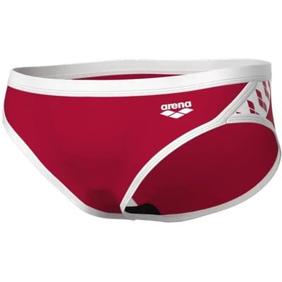 ARENA | M Icons Swim Briefs Solid red-white (Maat - 60)