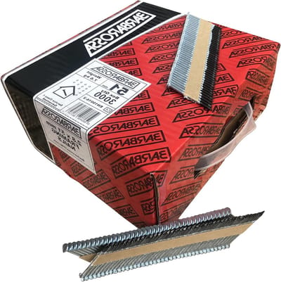 Gegalvaniseerde Spijkers - Frame Spijkers - Hout Constructie - Service Klasse 2 - 51mm 3000 Stuks - Zilverkleurig