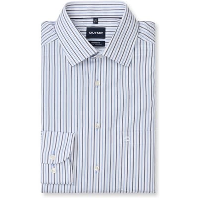 OLYMP Luxor Overhemd, Modern Fit, New Kent, Bleu