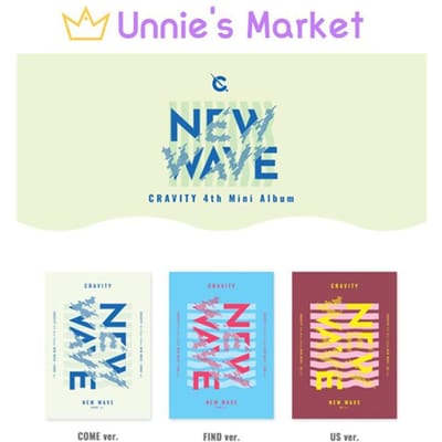 CRAVITY Album [NEW WAVE] (KOM zien. / Vind ver. / Ons ver.) Find(Blue),No poster