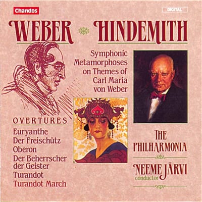 Philharmonia Orchestra - Von Weber: 5 Overtures (CD)