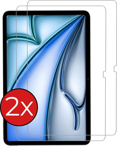 Screenprotector - 2 Stuks - Geschikt voor Apple iPad Air (2024/2025/2026) - 11 inch - Extra Sterk - Beschermglas - Gehard Glas - Tempered Glass - Screen Protector