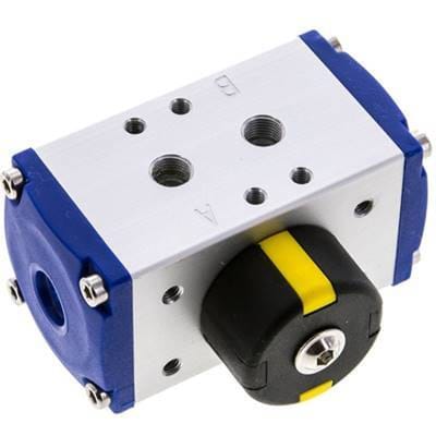 Pneumatische Actuator Dubbelwerkend - FKM 10Nm ISO 5211 F03 9 mm PAL 001 - PALD-001-03-09-F