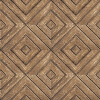 Homestyle - Behangpapier - Houtmotief - Behang - Bruin - 0,53 x 10 M.