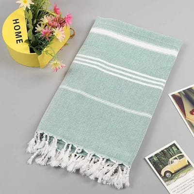 Turkije Strandlaken Turkije Handdoek Oor Kwastje Strandlaken Gestreept Badhanddoek Sneldrogend Geborduurd Op Maat 90X180