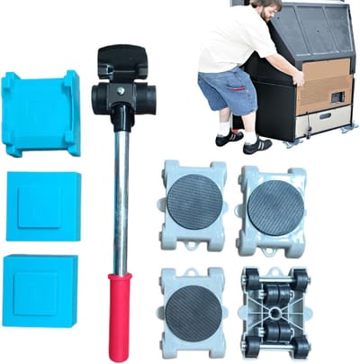 Meubelverhuizers met wielen - Zware meubels liftset - Verhuizen van apparaten - Robuust koolstofstaal