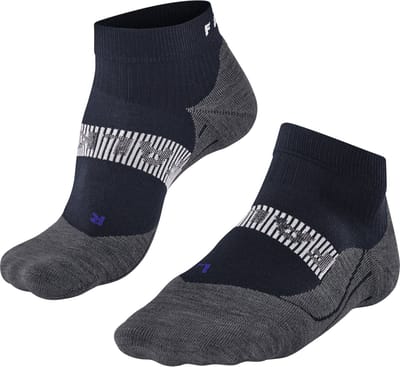 FALKE RU4 Endurance Cool Short Hardlopen anti blaren, anti zweet ademend sneldrogend sportsokken heren blauw - Maat 44-45