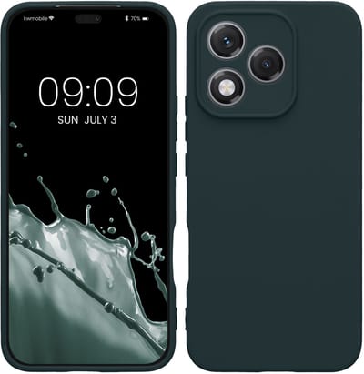 kwmobile telefoonhoesje geschikt voor HONOR 400 Lite - Hoesje voor smartphone - Precisie camera uitsnede - In leisteen