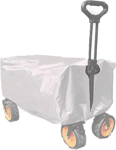 Famanu - Zilveren bolderkarhoes 210D Oxford, waterdicht, uv-bestendig, stofafstotend
