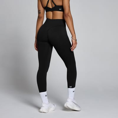 MP Dames Tempo Mid Rise Naadloze Legging - Zwart - XS