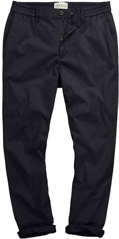 JP 1880 - Heren - Chino biologisch katoen FLEXNAMIC® OSC-gecertificeerd - Navy blauw - Maat L