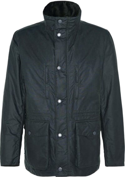 Barbour Falstone Wax Jas Donkergroen - Maat XL - Heren - Wax jassen