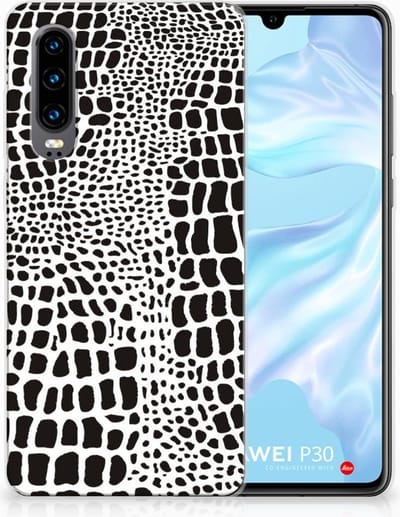 Huawei P30 TPU Hoesje Slangenprint