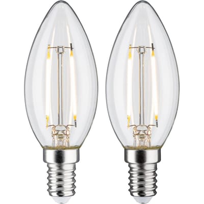 Paulmann LED kaars E14 2,7W 2700K filament 2/set