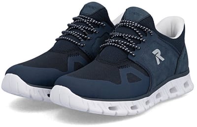 Rieker Heren Sneaker Low Ready2GO Instapper 04355-14 blauw Blue