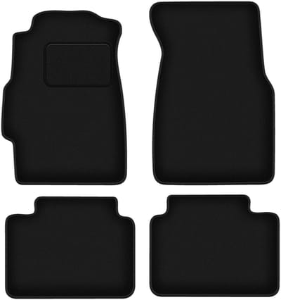 Wielganizator WLG-CARLUX - Auto Vloermatten - Zwart - Passend voor Honda Civic VI sedan (1995-2001)