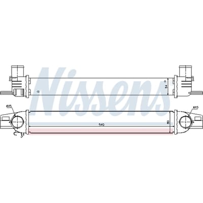 Intercooler NISSENS 96536
