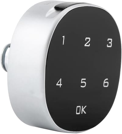 Dailygoods- Brievenbusslot Digitale Code - Combinatieslot - Nokkast Zinklegering - Eenvoudig te Installeren - Geschikt voor Kastdiktes 0,5-12 mm - Veilig en Duurzaam - Codeslot