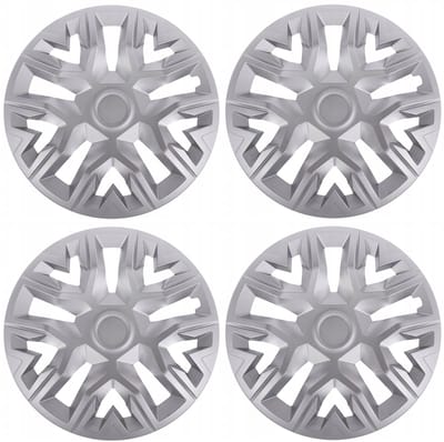 Universele wieldoppen 14'' - 4 stuks - NRM De Beste - zilver