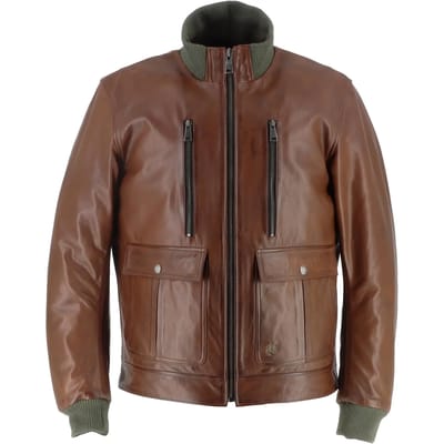 Motor leren jas Helstons Downtown
