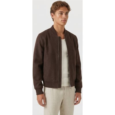 ALTER EGO Mick Jacket Chestnut Maat: L | Bomberjacks Outlet | Heren | Bruin