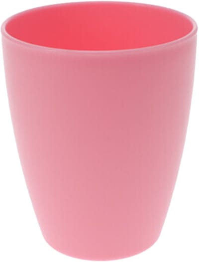 Excellent Houseware drinkbekers van onbreekbaar kunststof - 340 ml - roze - kinderen - Limonade bekers - Campingservies - picknickservies